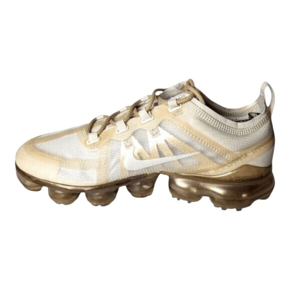 NWOB NIKE Air VaporMax 2019 'Cream Light Bone' Running Shoes Size 8 - Picture 7 of 10